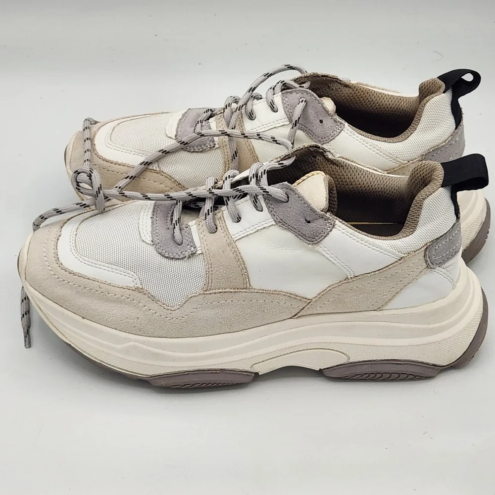 ShuShop Perla Chunky Sneakers Women's‎ Platform Athletic Fashion Sneakers Size 7